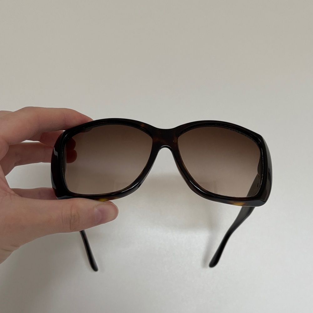 Ralph Lauren Tortoiseshell Brown Gradient Oversized Sunglasses